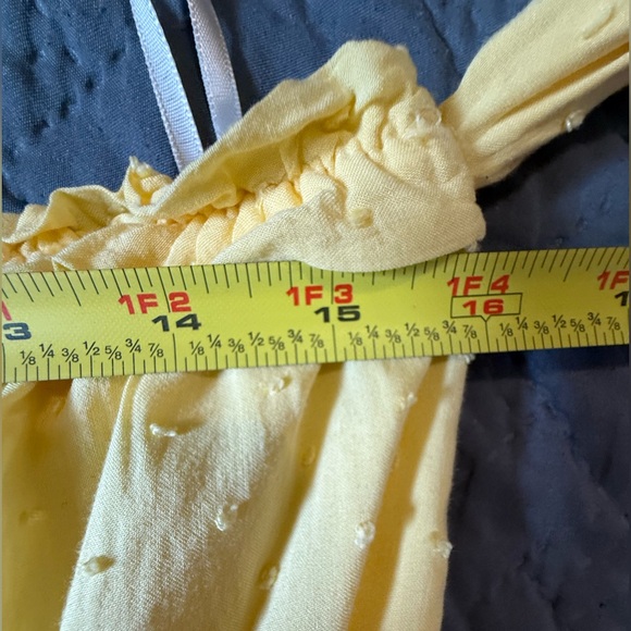 ✨ Forever 21 Swiss Dot Flowy Spring Summer Romper Size L - Picture 5 of 7